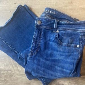 American Eagle Outfitters Super Stretch Kick Boot jeans size 16